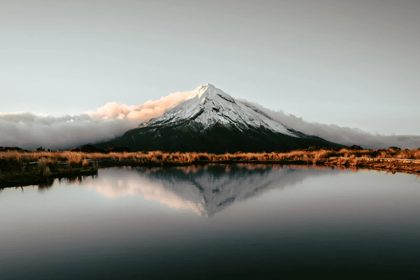 Mount Taranaki, Pouakai Circuit Reflective Tarn, Taranaki, NZ